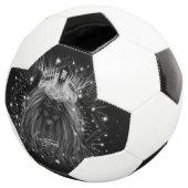 クラウンモノグラム付きスターライトライオン サッカーボール (3/4)