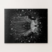 クラウンモノグラム付きスターライトライオン ジグソーパズル (横)