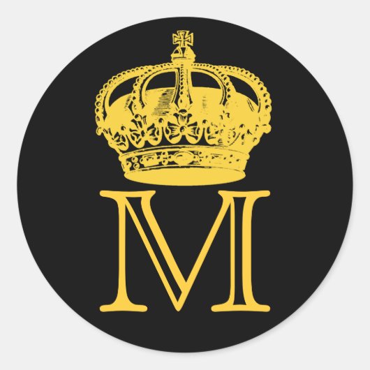 クラウンモノグラム ラウンドシール (正面)