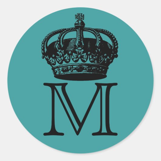 クラウンモノグラム ラウンドシール (正面)