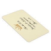 クラウンリージェンシーの金ゴールドアイボリーウェディング日付を保存 マグネット (右側)