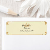 クラウンリージェンシーイン金ゴールドとアイボリー ラベル (インサイチュ)