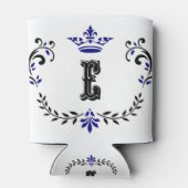 クラウンリースモノグラム'E' 缶クーラー (裏面)