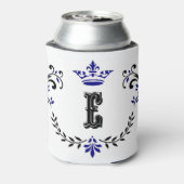 クラウンリースモノグラム'E' 缶クーラー (缶裏面)