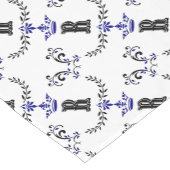 クラウンリースモノグラム'R' ショートテーブルランナー (コーナー)