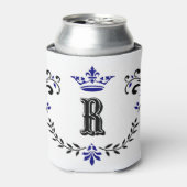 クラウンリースモノグラム'R' 缶クーラー (缶正面)
