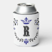 クラウンリースモノグラム'R' 缶クーラー (缶裏面)