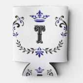 クラウンリースモノグラム'T' 缶クーラー (正面)