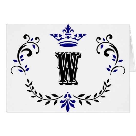 クラウンリースモノグラム'W' (正面横)