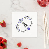 クラウンリースAモノグラム スタンダードカクテルナプキン (インサイチュ)