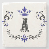 クラウンリースAモノグラム ストーンコースター (正面)