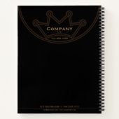 クラウンロゴスパイラルノートブック ノートブック (裏面)