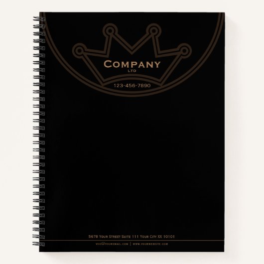 クラウンロゴスパイラルノートブック ノートブック (正面)