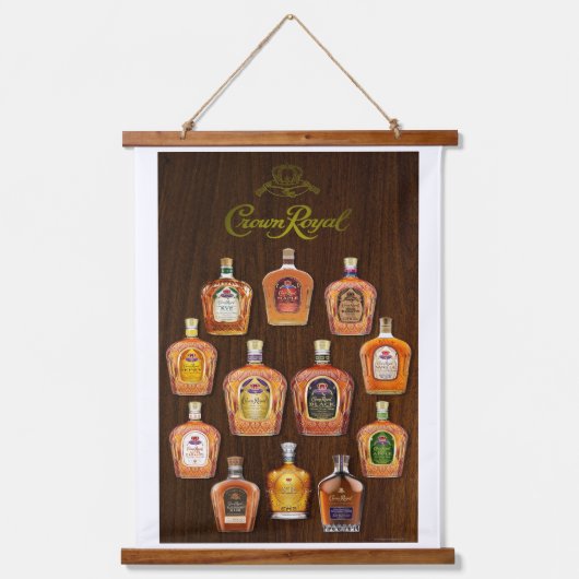 クラウンワ王室のイスキーコレクシ感動的ョンプリント 吊り下げ型タペストリー (正面)