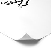 クラウンヴィンテージポーランドイーグルアートプリントポスター ポスター (角)