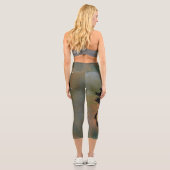 クラウン付きクレーンレギンス カプリレギンス (裏面)