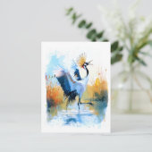 クラウン付きクレーン踊りイン水中 シーズンポストカード (スタンド正面)