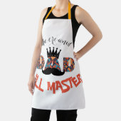 クラウン付きグリルマスター:ジオメトリック文字 エプロン (インサイチュ)