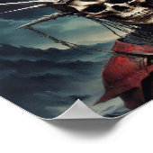 クラウン付きスカル幽霊オブディアス ポスター (角)