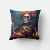 クラウン付きスケルトンバラ クッション (裏面)