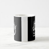 クラウン付きスケルトンヘッド コーヒーマグカップ (中央)