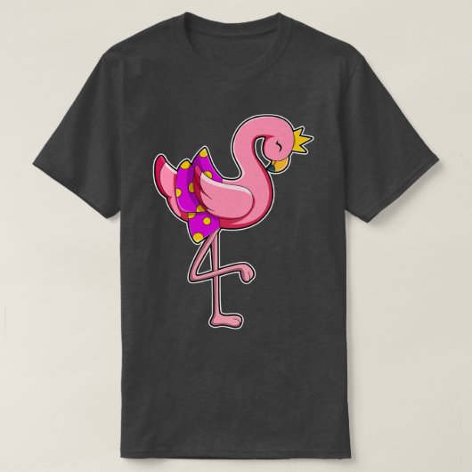 クラウン付きフラメンコスカート Tシャツ (デザイン正面)