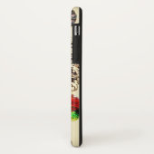 クラウン付きフローラスカル Case-Mate iPhoneケース (裏面/左)