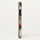 クラウン付きフローラスカル Case-Mate iPhoneケース (裏面/右)