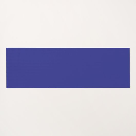 クラウン付きヘアストリーク – 青い蝶パーソナライズされたヨーヨー ヨガマット (裏面(横))