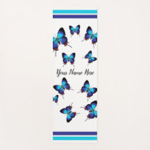 クラウン付きヘアストリーク – 青い蝶パーソナライズされたヨーヨー