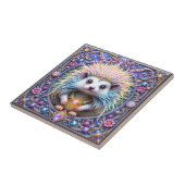 クラウン付きヘッジホッグセラミック収集可能 タイル (側面)