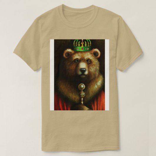 クラウン付きベア1 Tシャツ (デザイン正面)