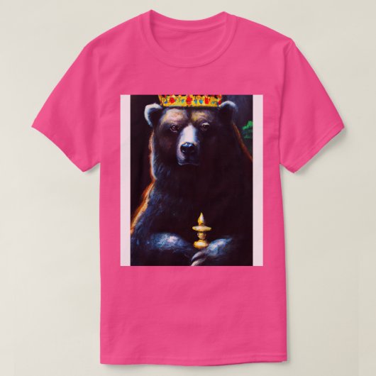 クラウン付きベア2 Tシャツ (デザイン正面)