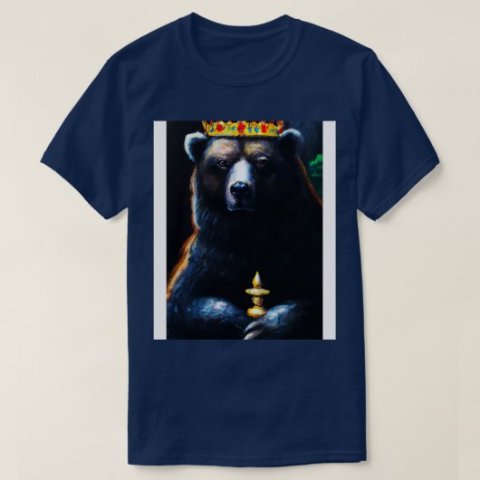 クラウン付きベア2 Tシャツ (デザイン正面)