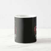クラウン付き減衰度 – ゴシック様式ストリートウェアデザイン コーヒーマグカップ (中央)
