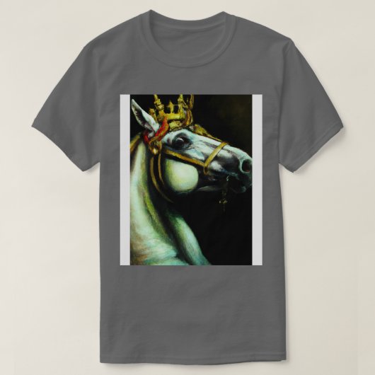 クラウン付き馬2 Tシャツ (デザイン正面)