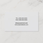 クラウン王室のアイウェア眼鏡オプトメトリスト 名刺 (裏面)