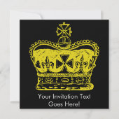 クラウン王室のグラフィック 招待状 (正面)