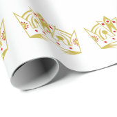 クラウン王室のラッピング紙 ラッピングペーパー (ロールコーナー)