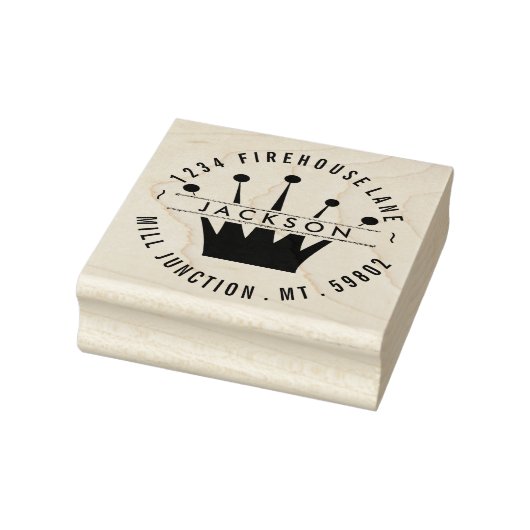 クラウン王室の差出人住所スタンプ ラバースタンプ (スタンプ)