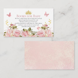 クラウン蝶フローラシャワーブックベビー エンクロージャーカード