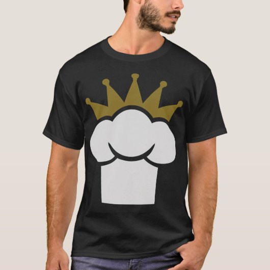 クラウン頭シェフ帽子ドーナツパーティー海賊はC Tシャツ (正面)