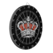 クラウン – オレンジ ダーツボード (正面左)