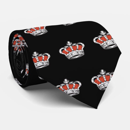 クラウン – オレンジ ネクタイ (ロール)