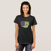 クラウン・カタツムリ・レディースTシャツ Tシャツ (正面フル)