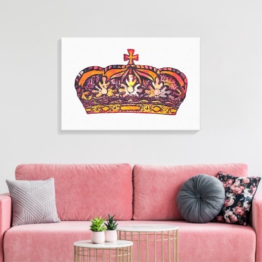 クラウン キャンバスプリント (インサイチュ (リビング))