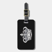 クラウン – グレー ラゲッジタグ (正面縦)