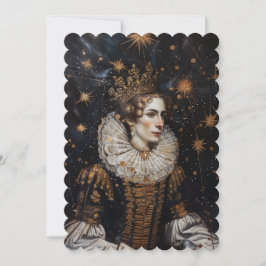 クラウン・ジョセフィン・フラット招待状 12.7 cm x 17.8 cm 招待状