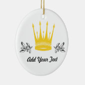 クラウン セラミックオーナメント (右)