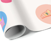 クラウン&ドットラッピング紙 ラッピングペーパー (ロールコーナー)